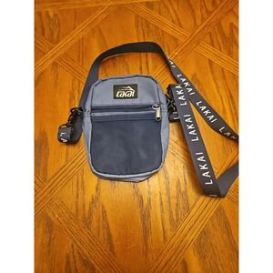 Lakai‎ Bag Blue Nylon Multi Pocket Zip ~ Shoulder Crossbody